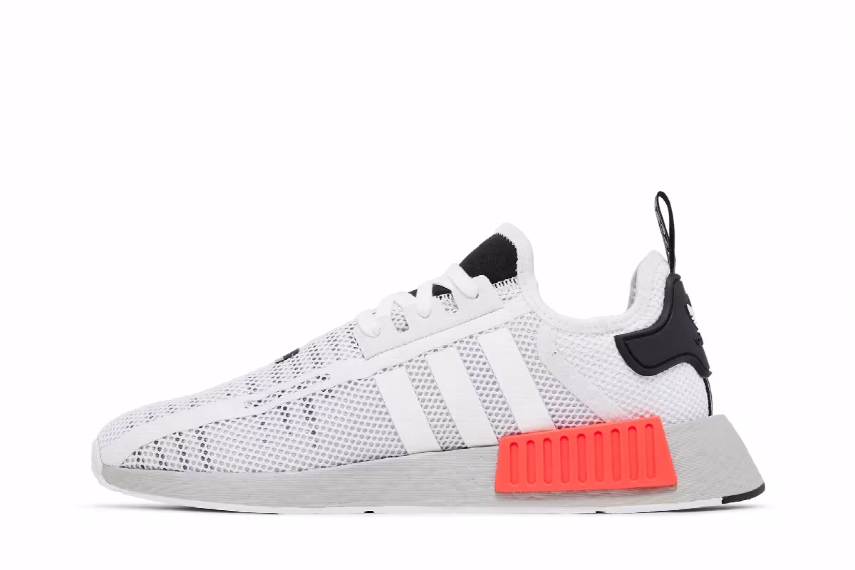 adidas NMD_R1 White Grey Black, view 4