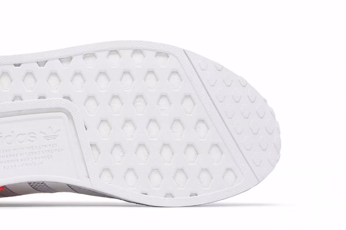 adidas NMD_R1 White Grey Black, view 6