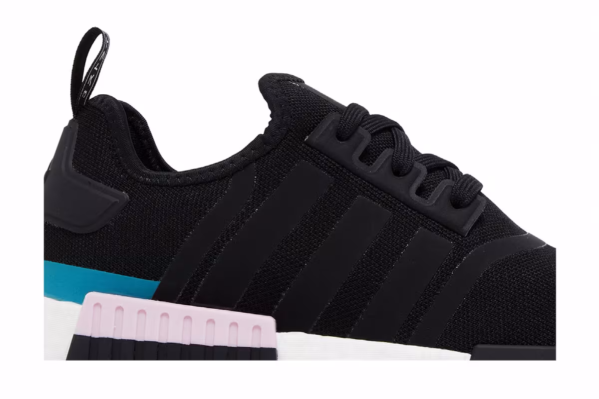 adidas NMD_R1 Black Teal Pink, view 3