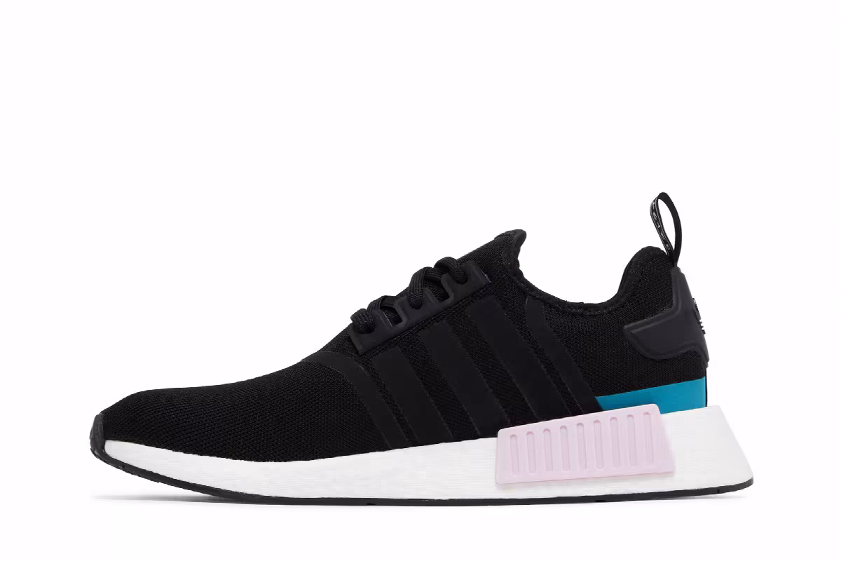 adidas NMD_R1 Black Teal Pink, view 4