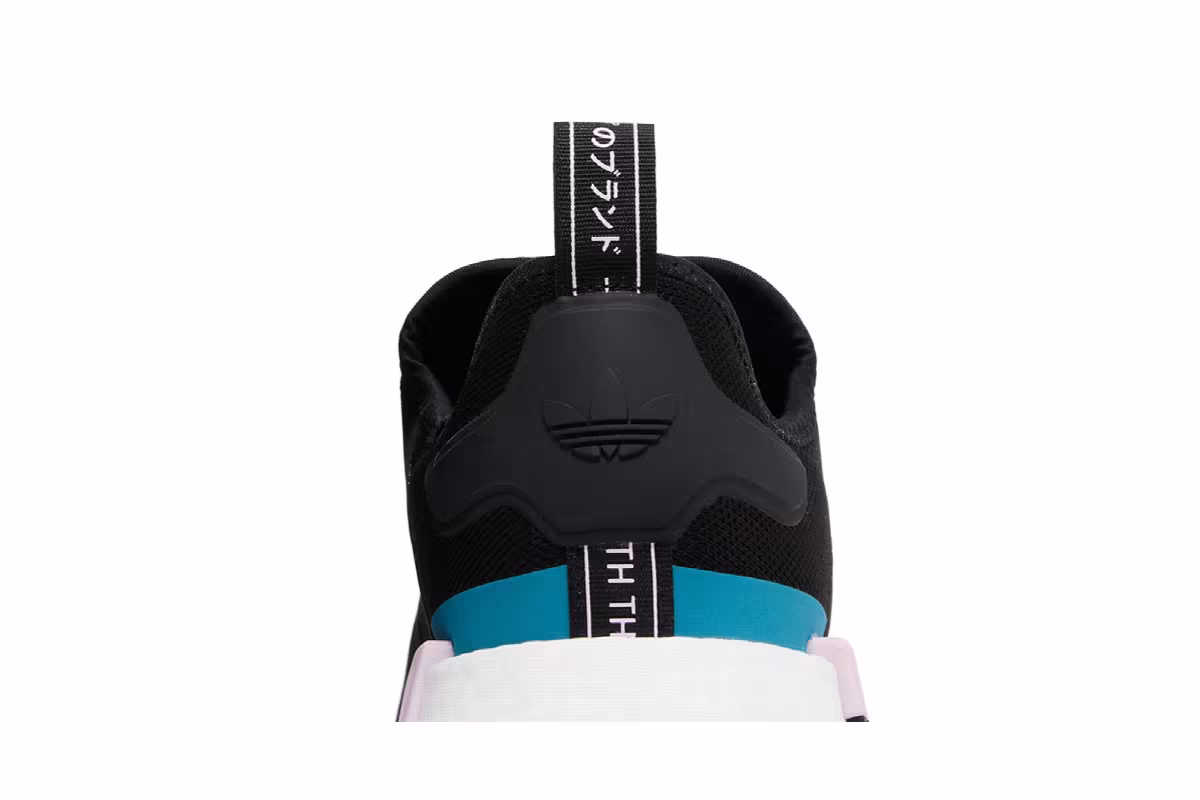 adidas NMD_R1 Black Teal Pink, view 8