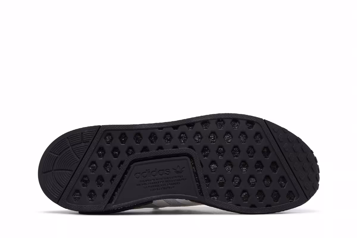adidas NMD_R1 White Black Red, view 5