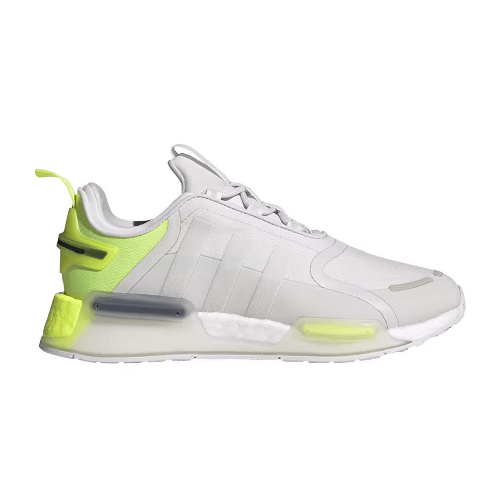Adidas NMD_R1 V3 White Solar Yellow