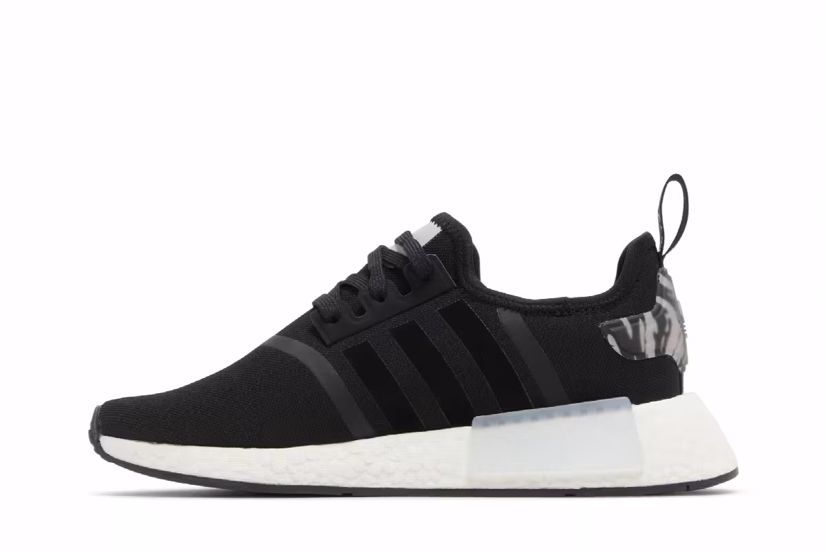 Adidas Women's NMD_R1 Black White Marble, view 4