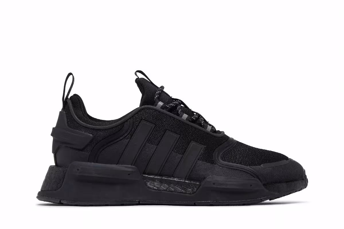 adidas Women's NMD_R1 V3 Black Grey, view 2