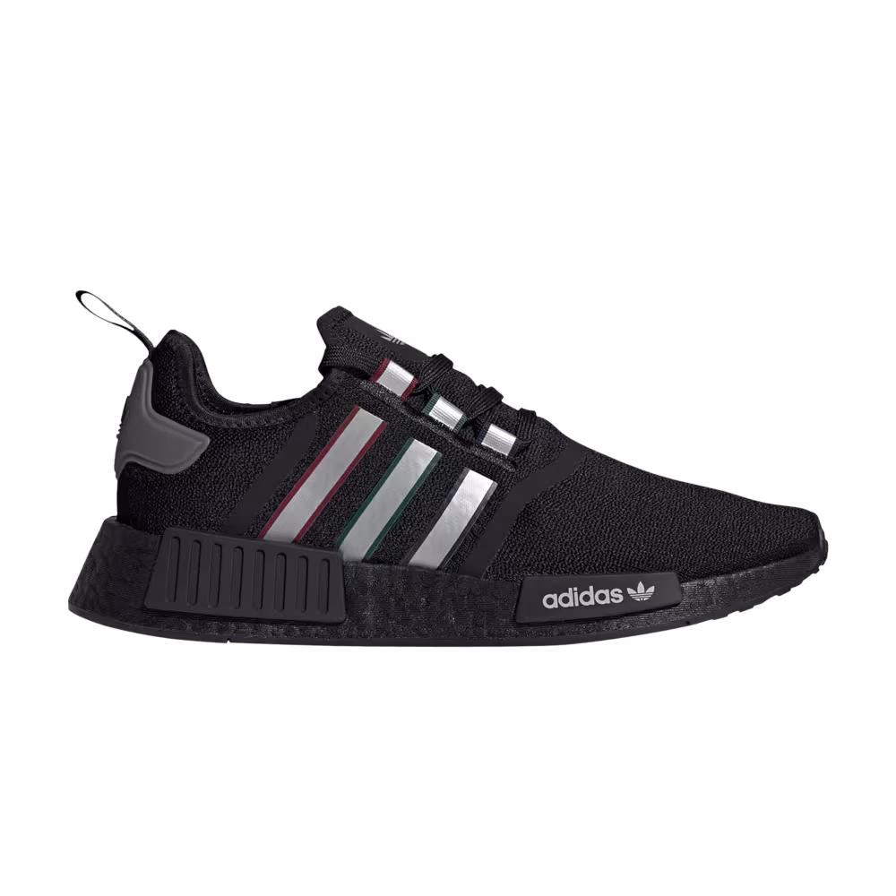 adidas NMD_R1 Black Silver Burgundy