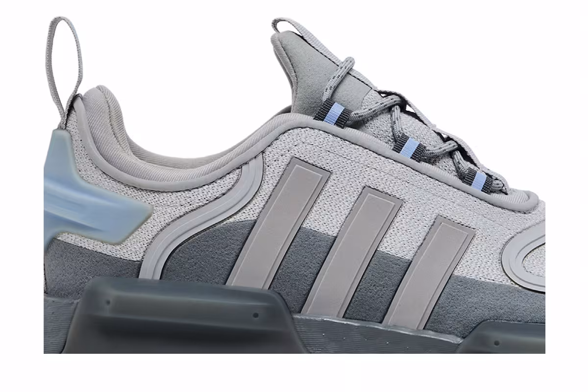 adidas Women's NMD_R1 V3 Grey Blue Dawn, view 3