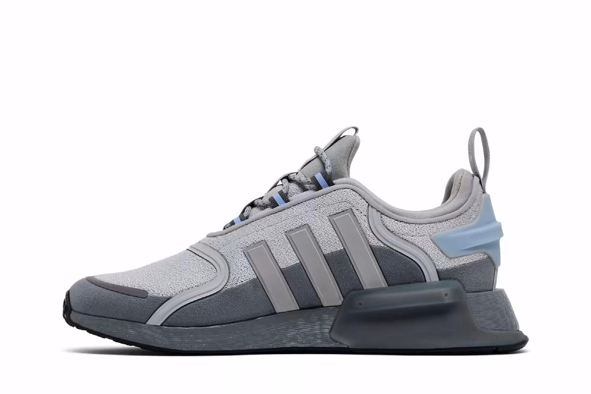 adidas Women's NMD_R1 V3 Grey Blue Dawn, view 4