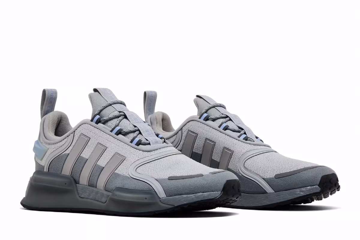 adidas Women's NMD_R1 V3 Grey Blue Dawn, view 9