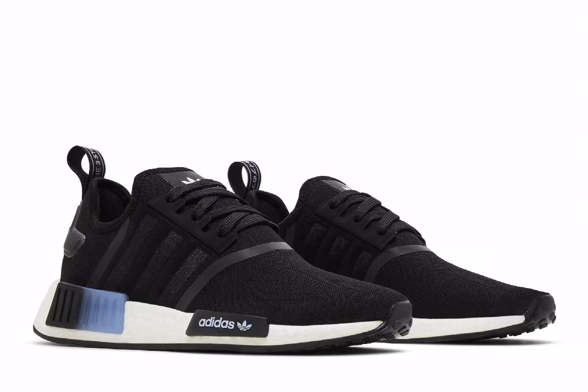 adidas Women's NMD_R1 Black Blue Dawn, view 9