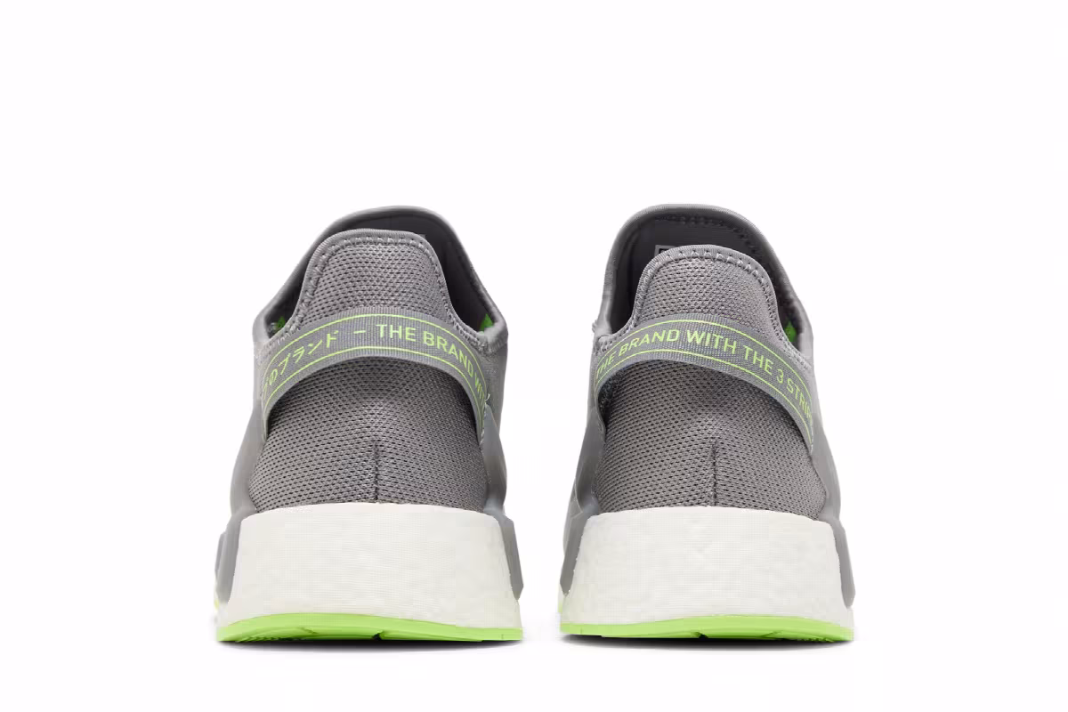 adidas NMD_R1 V2 Grey Signal Green, view 7