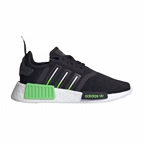 Adidas NMD_R1 J 'Black Lucid Lime'