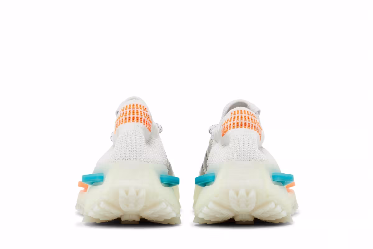 adidas NMD_S1 White Orange Teal, view 7