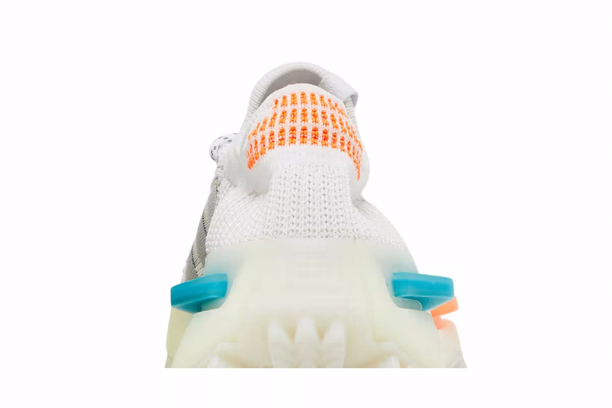adidas NMD_S1 White Orange Teal, view 8