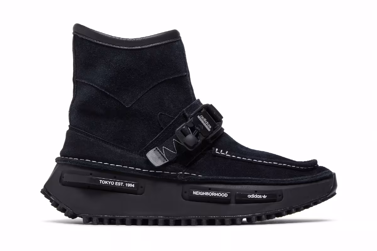 Neighborhood x adidas NMD_S1 Boots Black, view 2