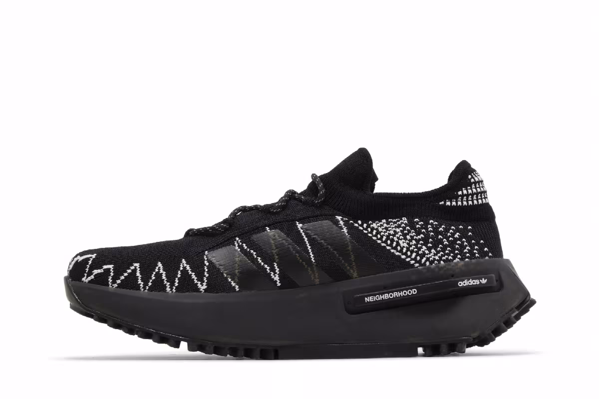 Neighborhood x adidas NMD_S1 Black, view 4