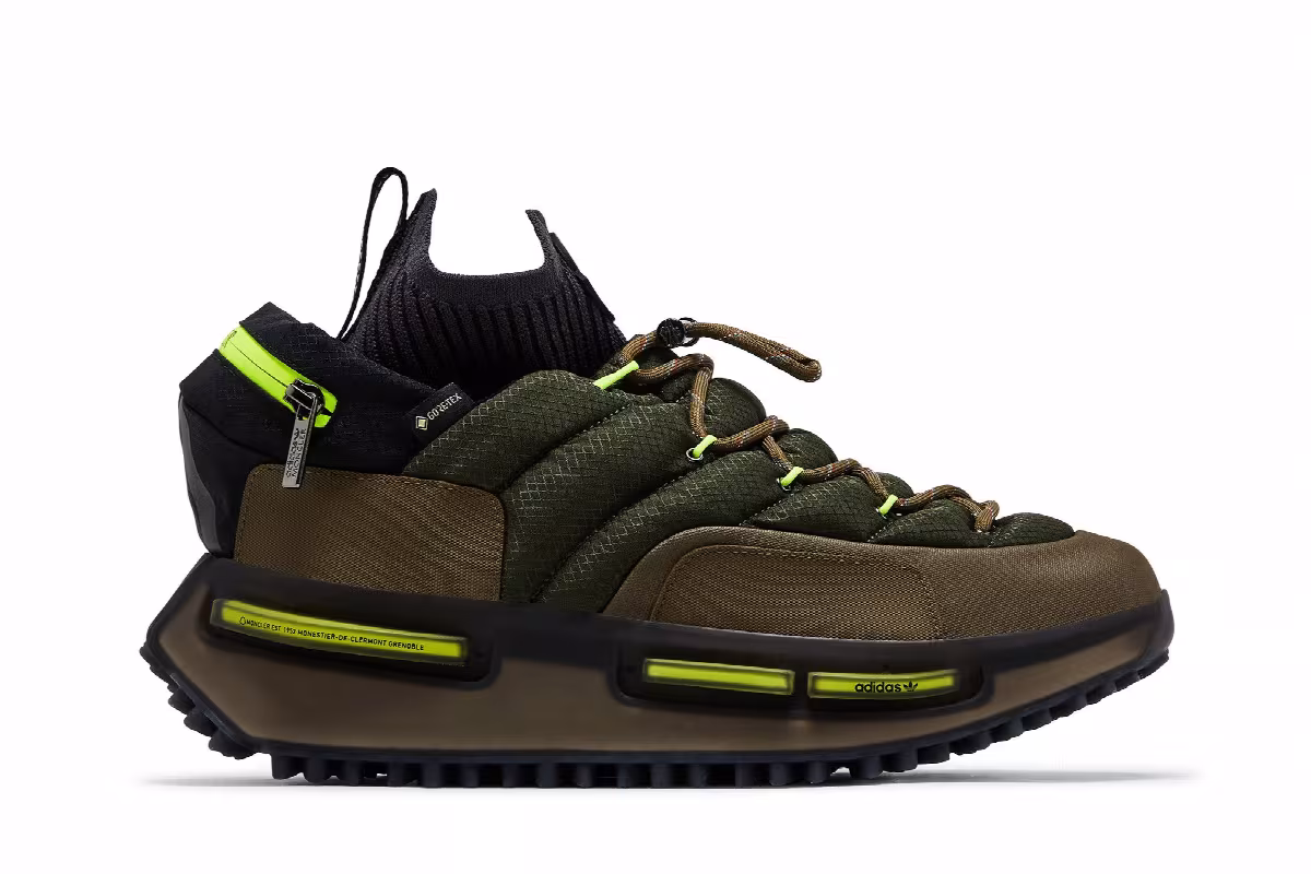 Moncler x adidas NMD_S1 GORE-TEX The Art of Exploration - Olive Strata, view 2