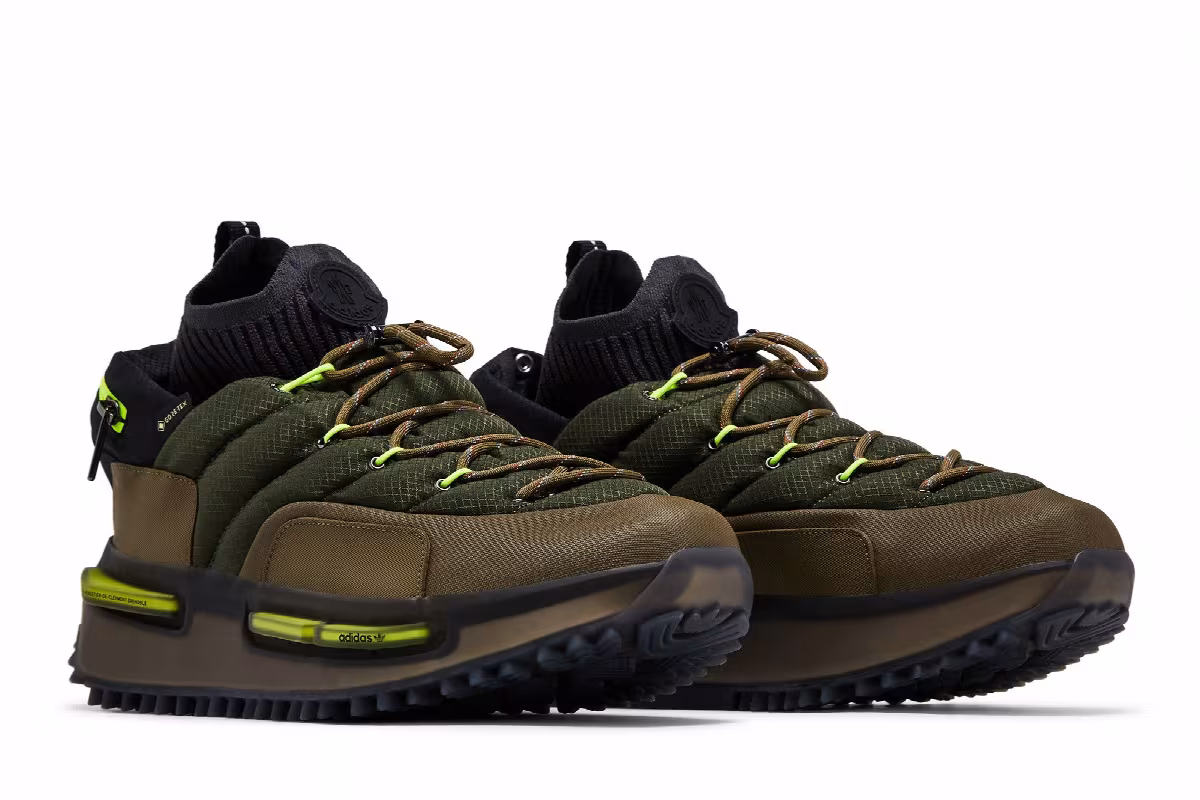Moncler x adidas NMD_S1 GORE-TEX The Art of Exploration - Olive Strata, view 9