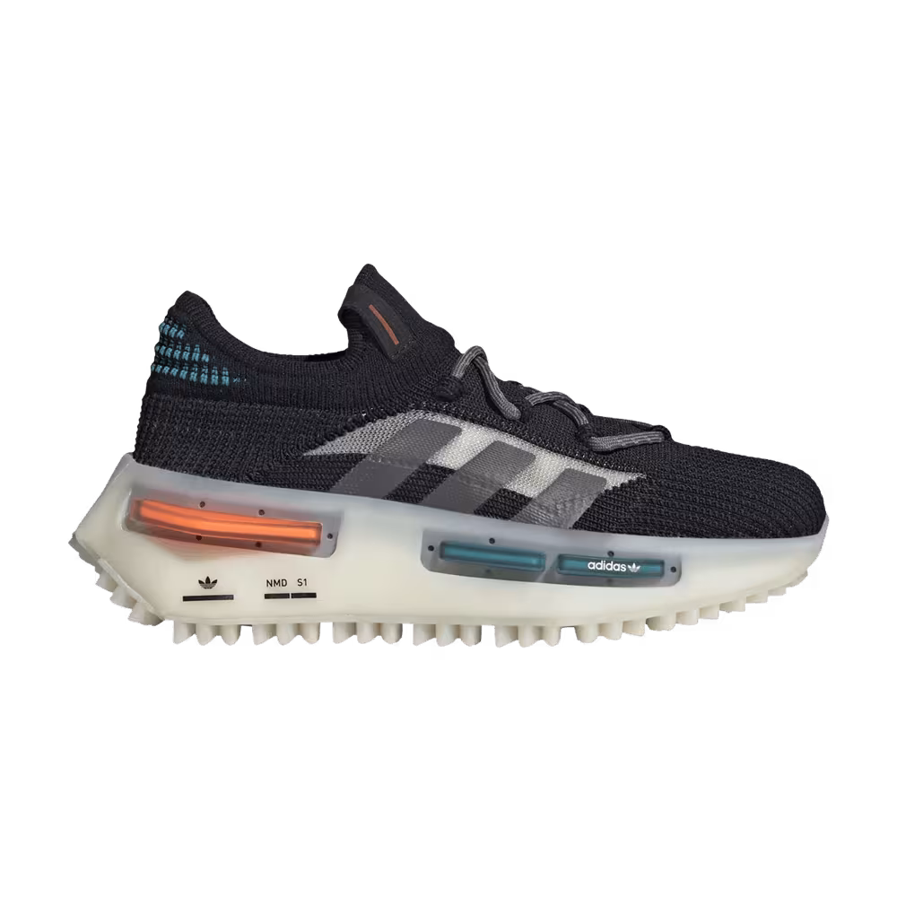 Adidas NMD_S1 J Black Teal Orange