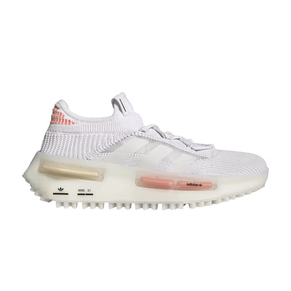adidas Women's NMD_S1 White Coral Fusion
