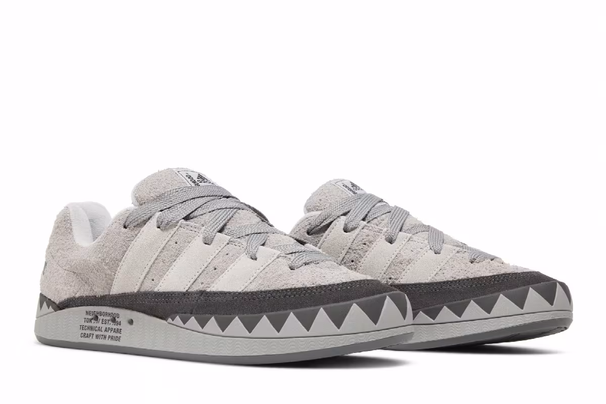 Neighborhood x adidas Adimatic Charcoal, view 9