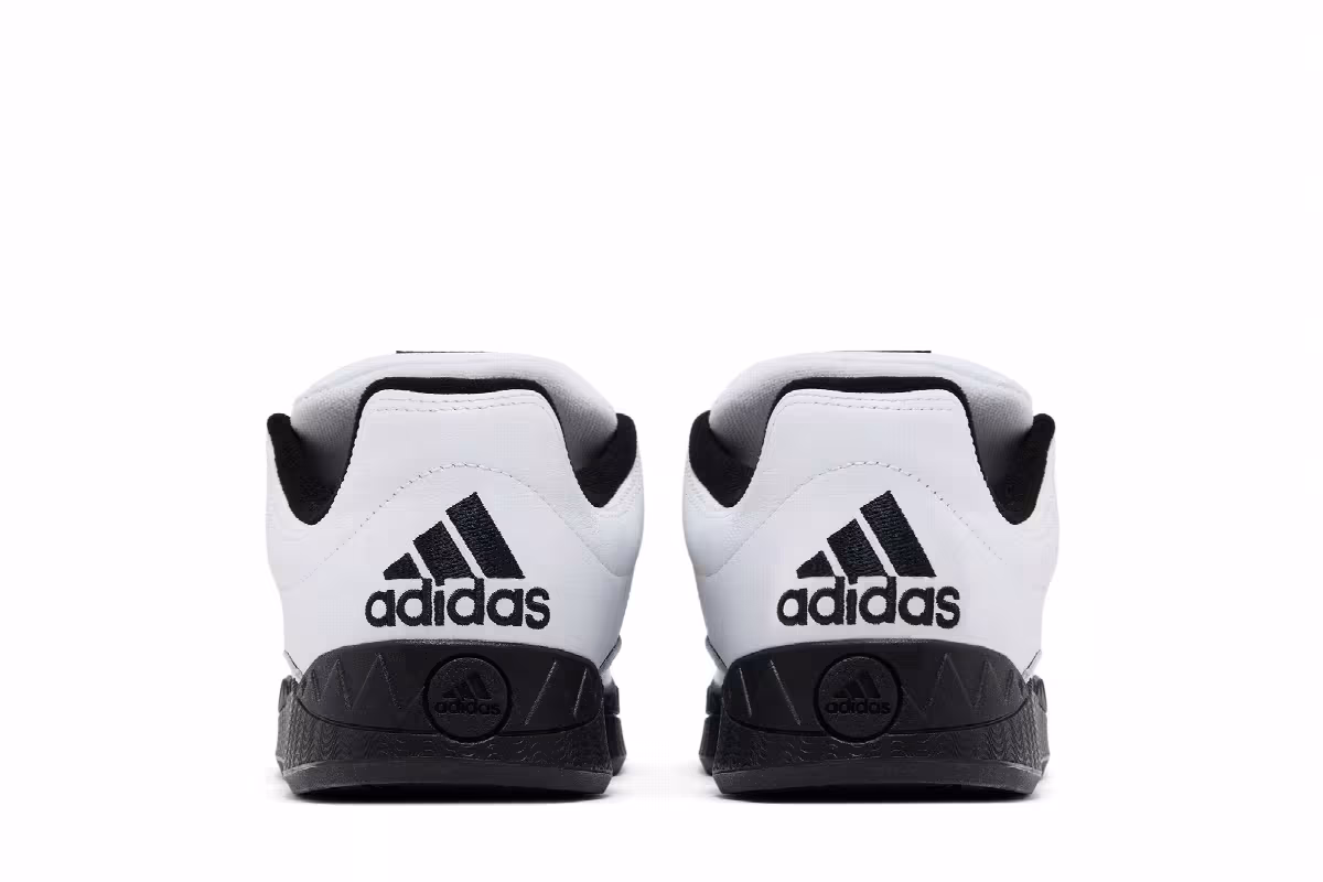 atmos x adidas Adimatic White Black, view 7