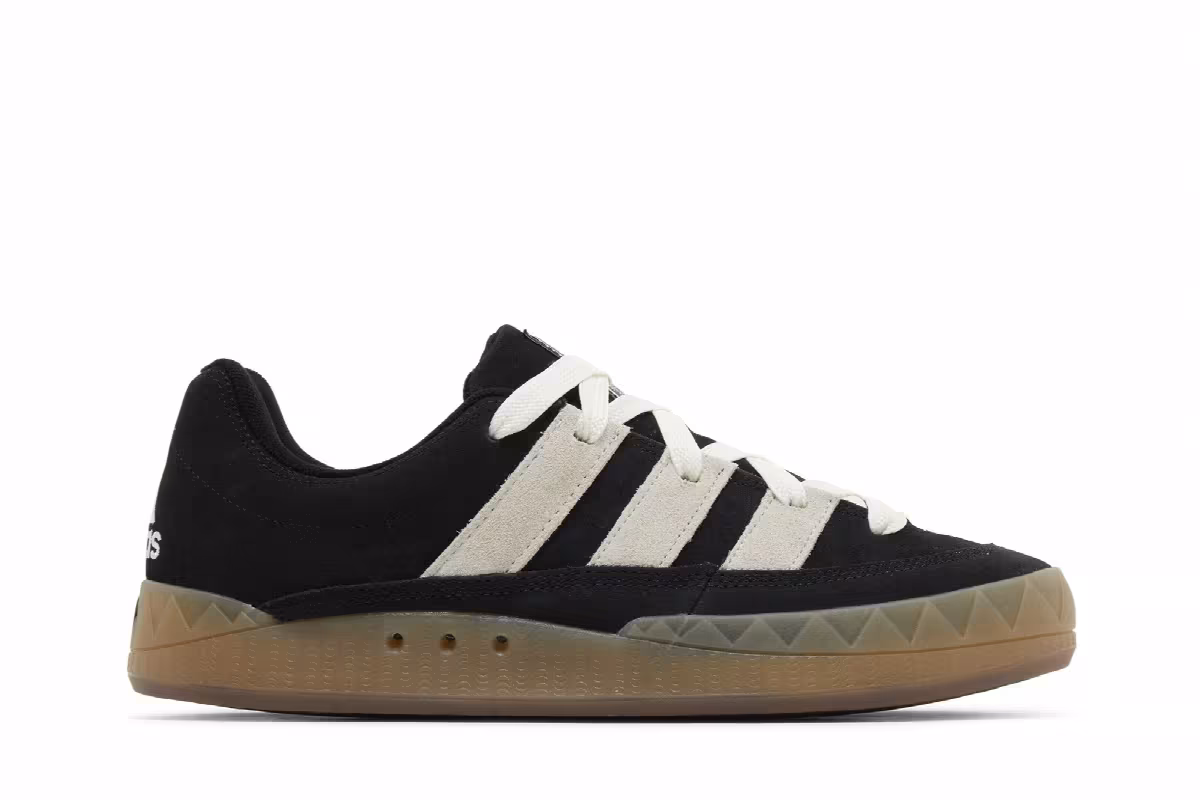 adidas Adimatic Black Off White Gum, view 2