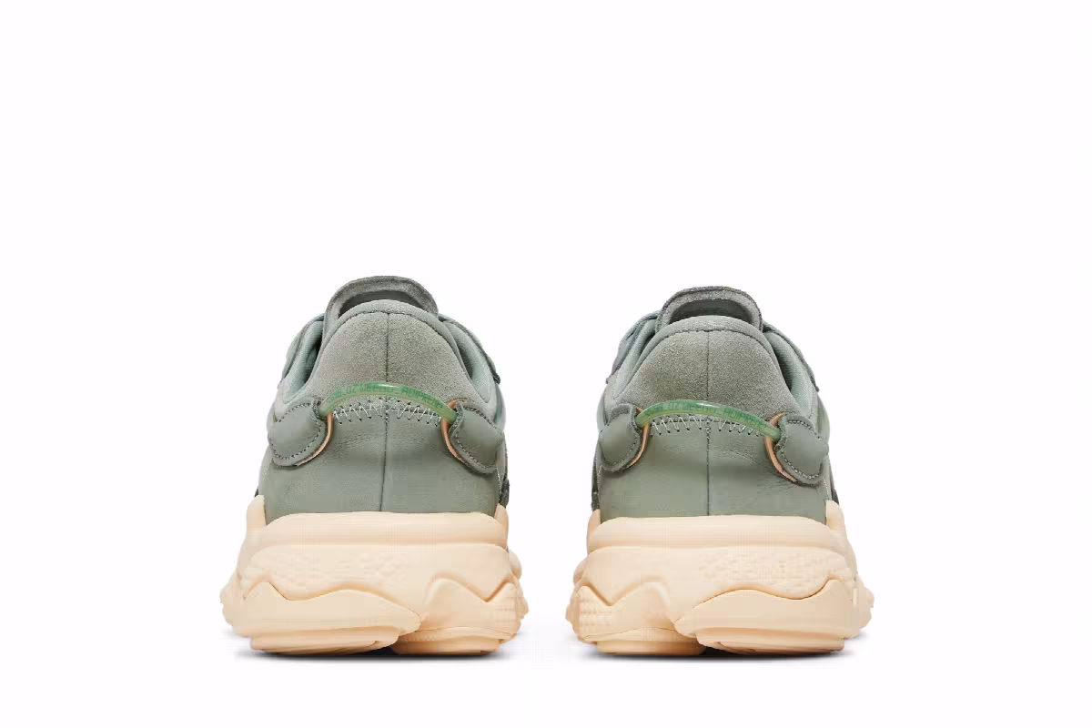 adidas Women's Ozweego Silver Green Sand Strata, view 7