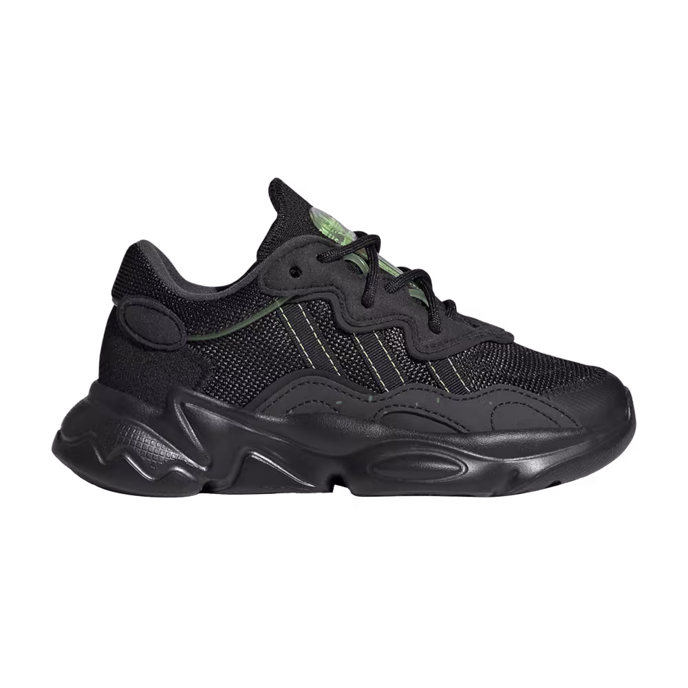 Adidas Ozweego J Black Solar Green