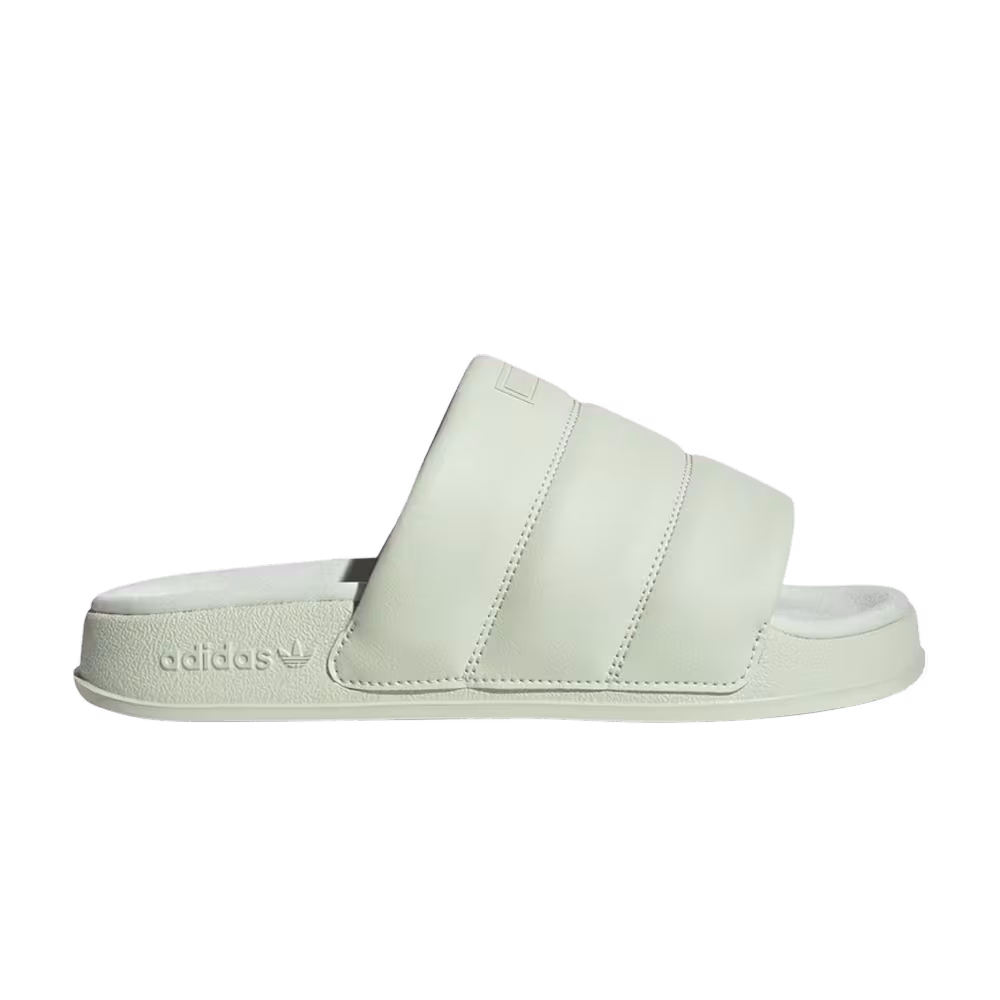 Adidas Women's Adilette Essential Slide Linen Green