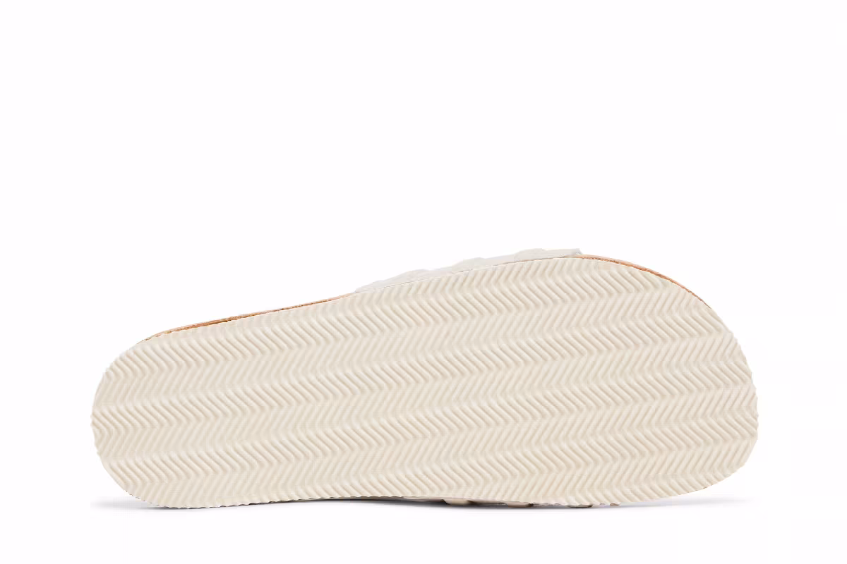 adidas Adilette Premium Slides Cork Pack - Wonder White, view 5