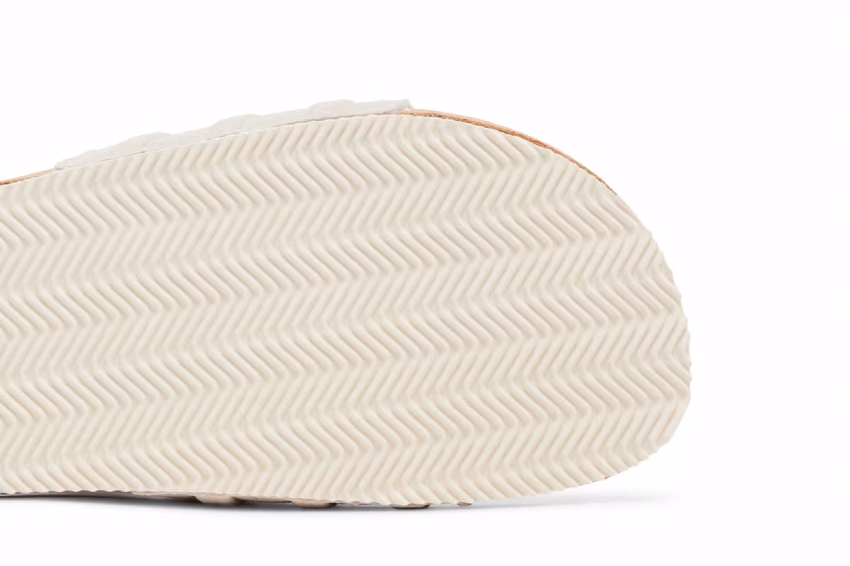 adidas Adilette Premium Slides Cork Pack - Wonder White, view 6
