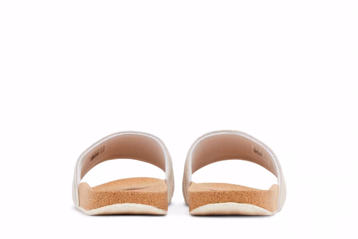 adidas Adilette Premium Slides Cork Pack - Wonder White, view 7