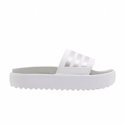 Adidas Wmns Adilette Platform Slide 'White Zero Metallic'
