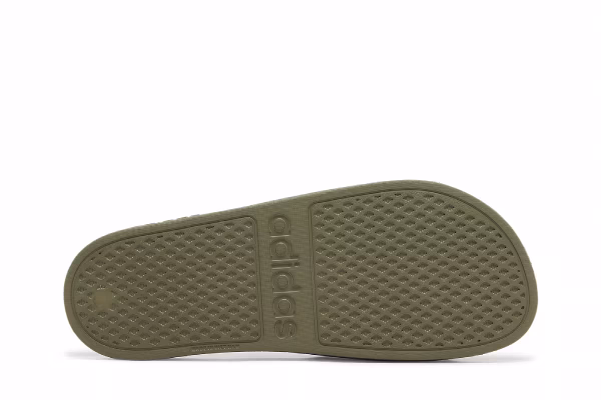 Adidas Adilette Aqua Slides Olive Strata, view 5