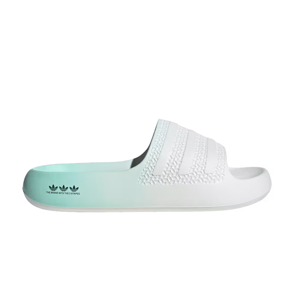 Adidas Women's Adilette Ayoon Slide White Clear Mint