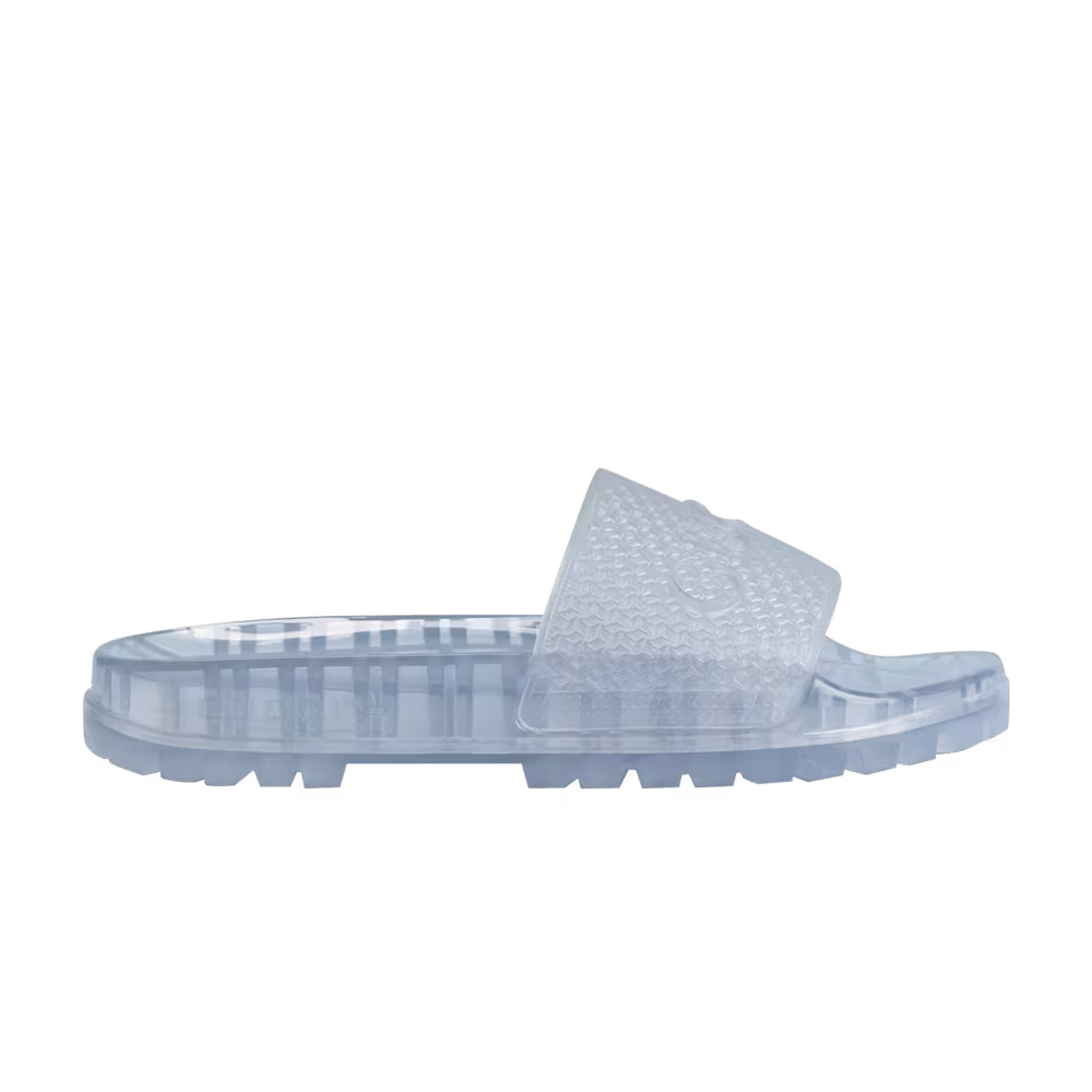 Gucci x adidas Adilette Slide Sandal Transparent White