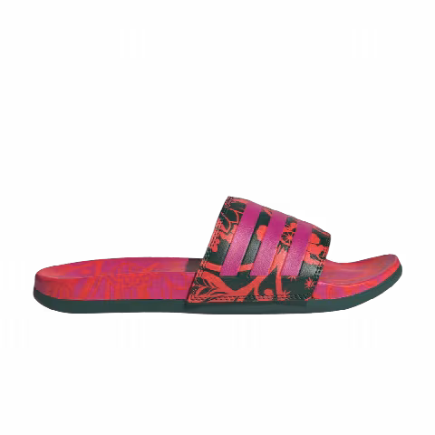 Adidas Wmns Adilette Comfort Slide 'Floral - Bahia Magenta'