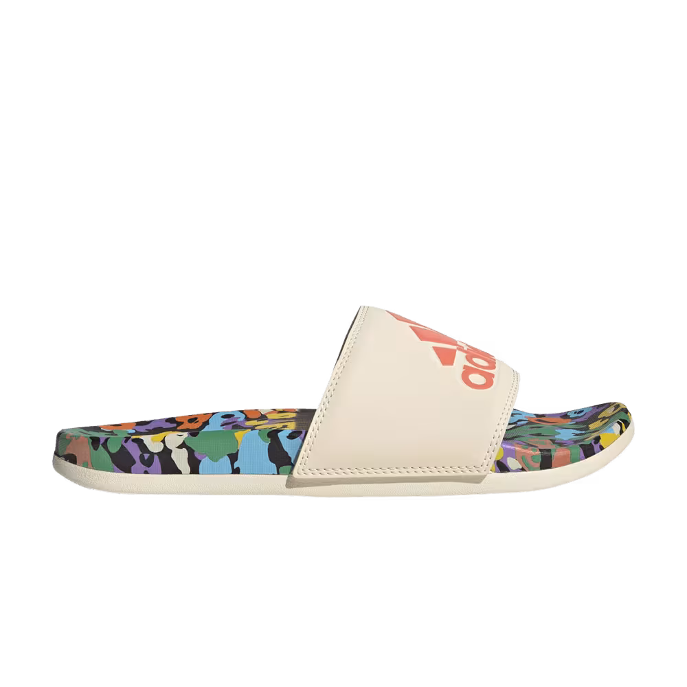 FARM Rio x adidas Women's Adilette Comfort Slide Floral - Multi-Color