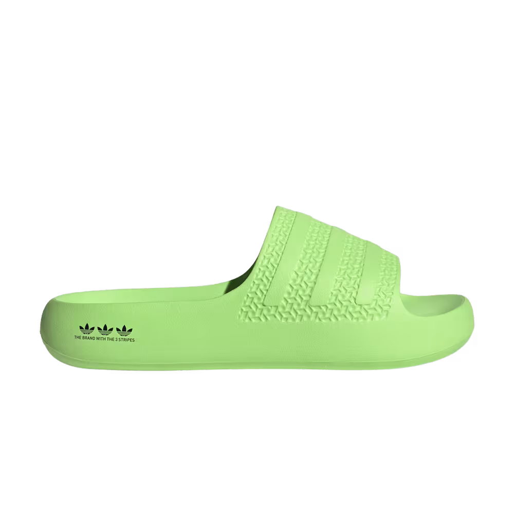 Adidas Women's Adilette Ayoon Slide Solar Green