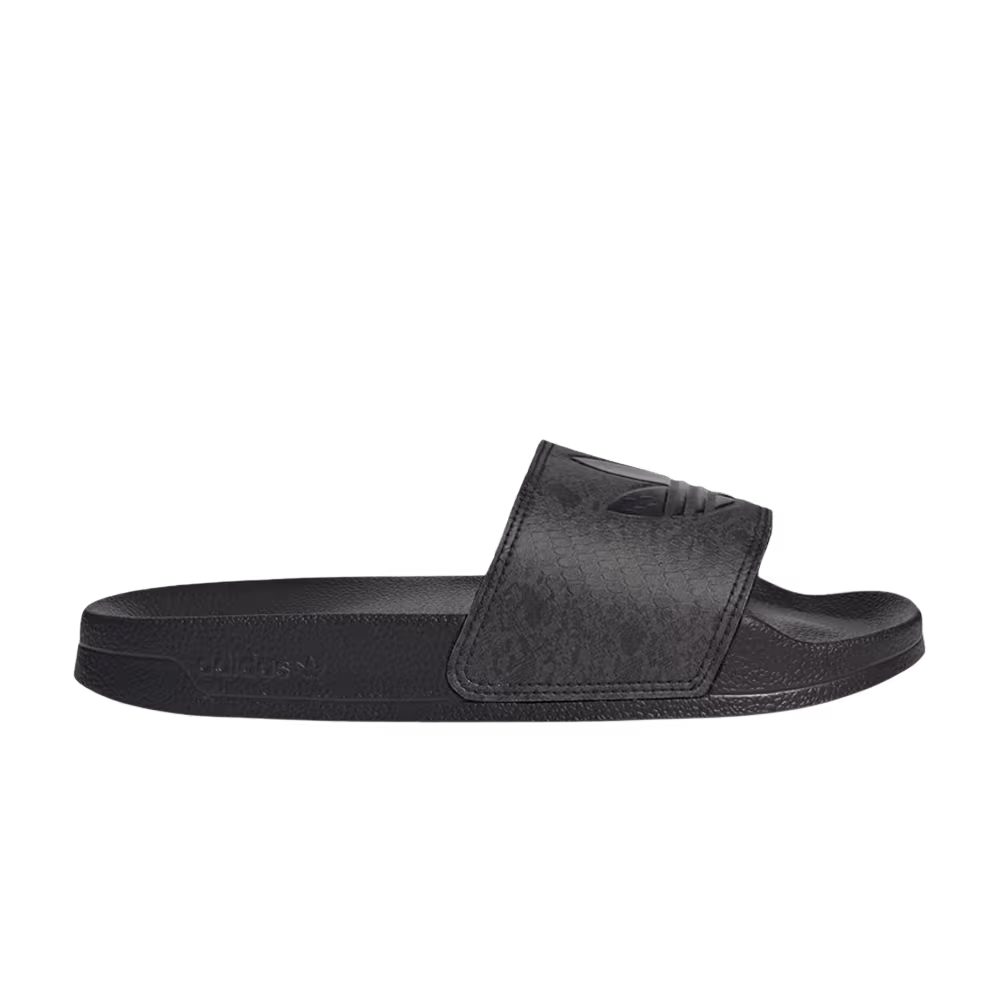 Adidas Women's Adilette Lite Slide Snakeskin - Black