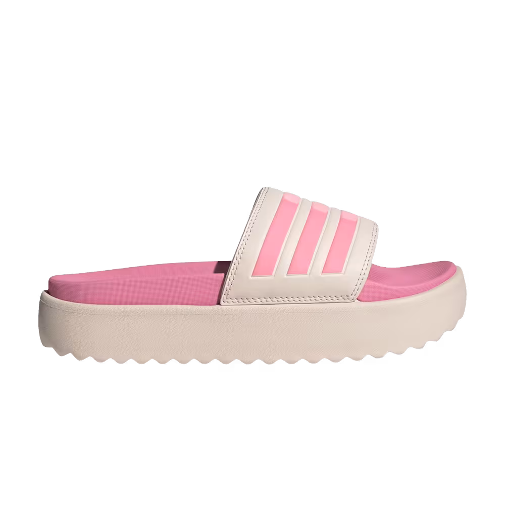 Adidas Women's Adilette Platform Slide Wonder Quartz Pink