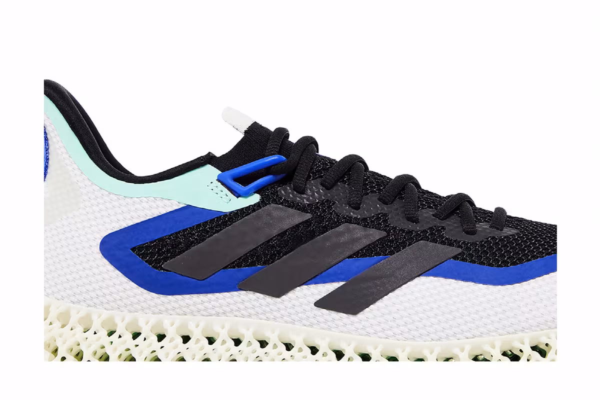 adidas 4DFWD Black Lucid Blue, view 3