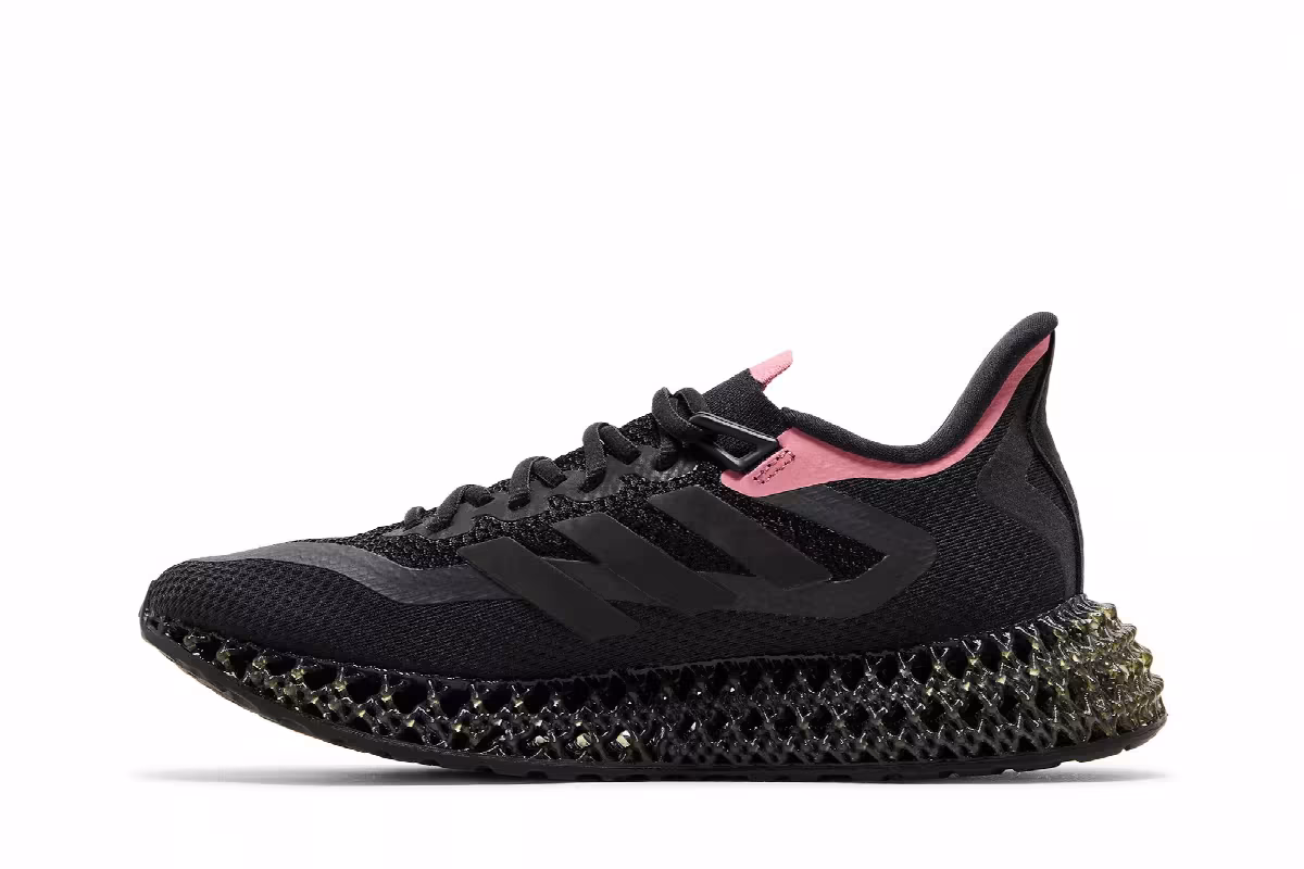 adidas Women's 4DFWD 2 Black Wonder Red, view 4