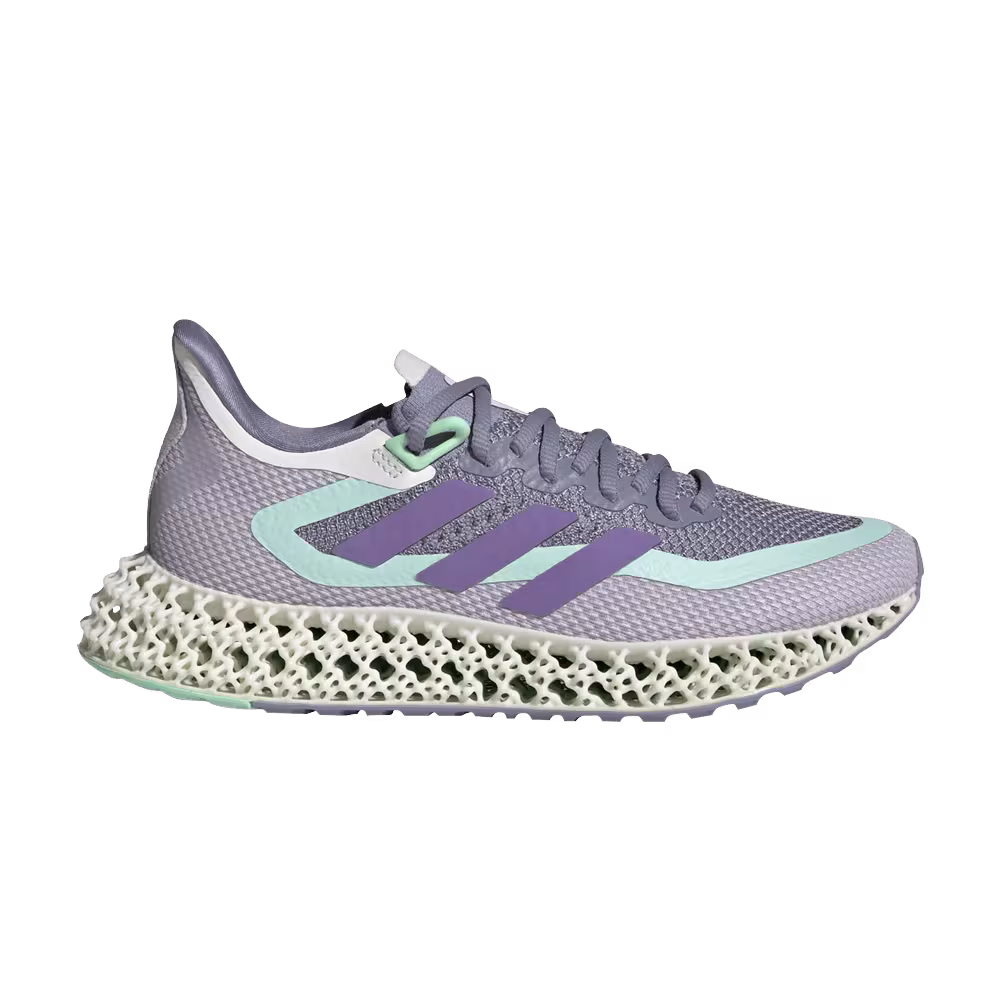 adidas Women's 4DFWD 2 Silver Violet Pulse Mint