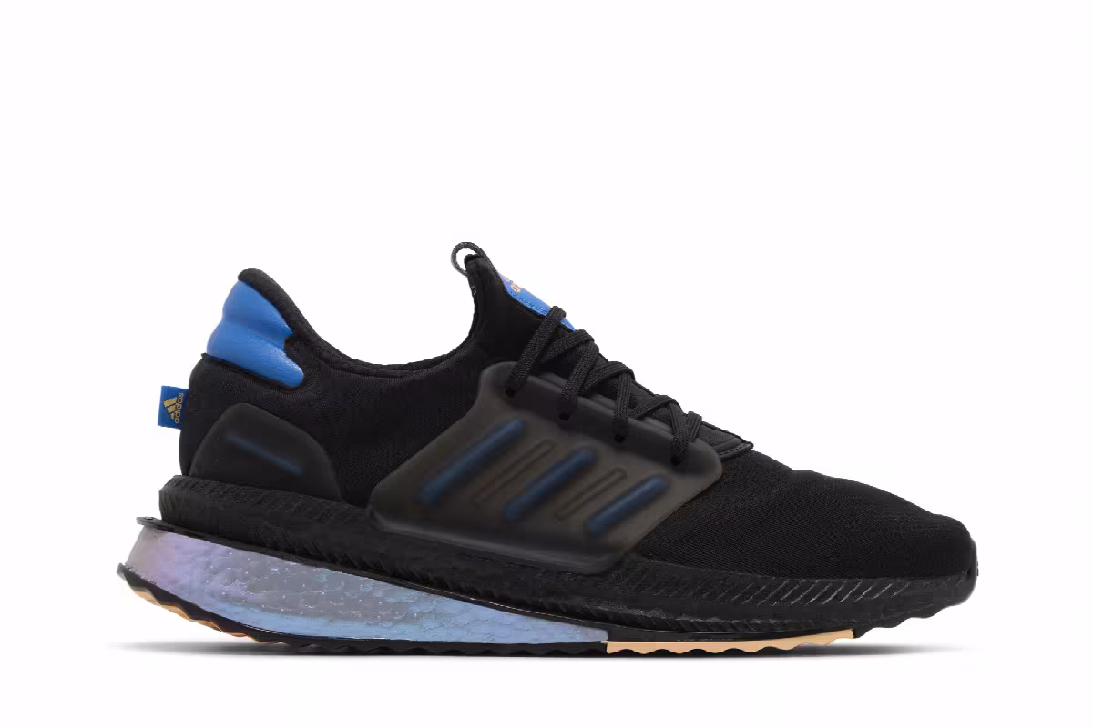adidas X_PLRBOOST Black Bright Royal, view 2