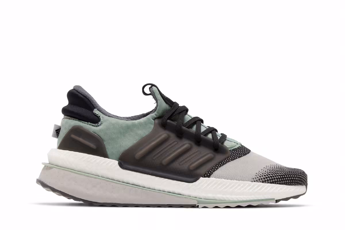 adidas X_PLRBOOST Grey Silver Green, view 2