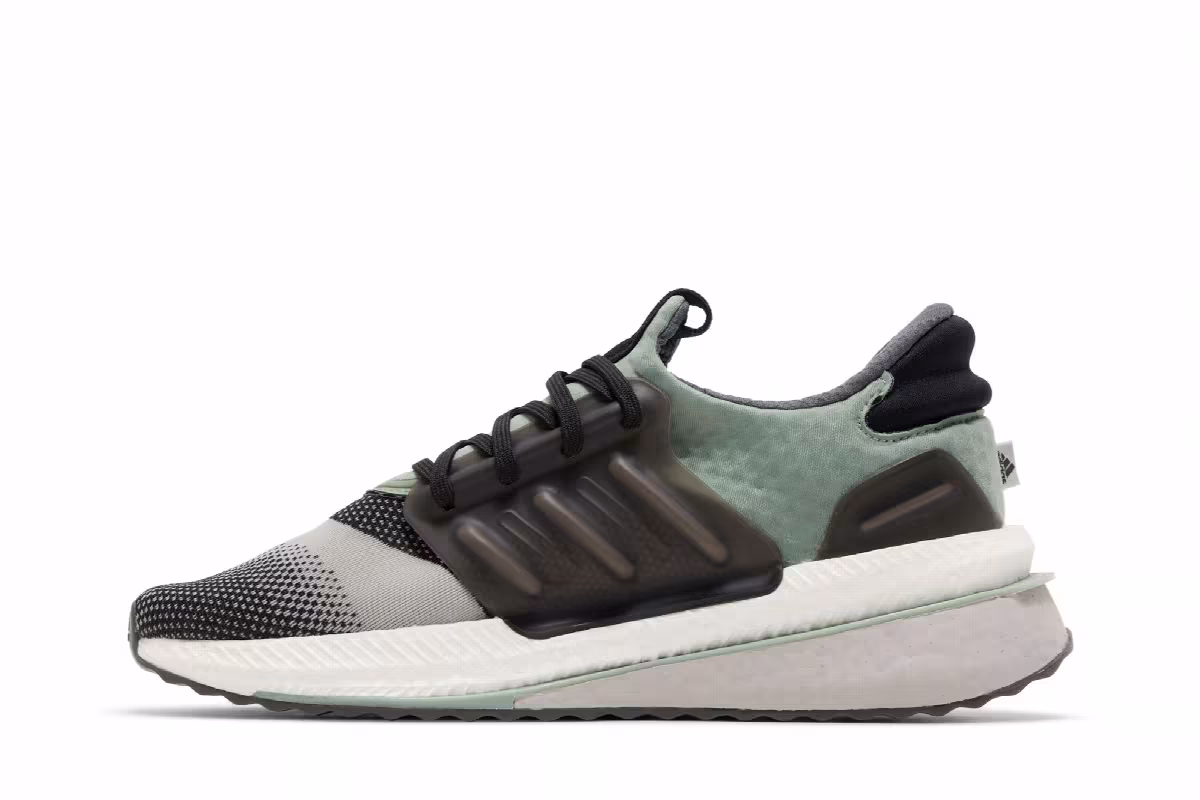 adidas X_PLRBOOST Grey Silver Green, view 4