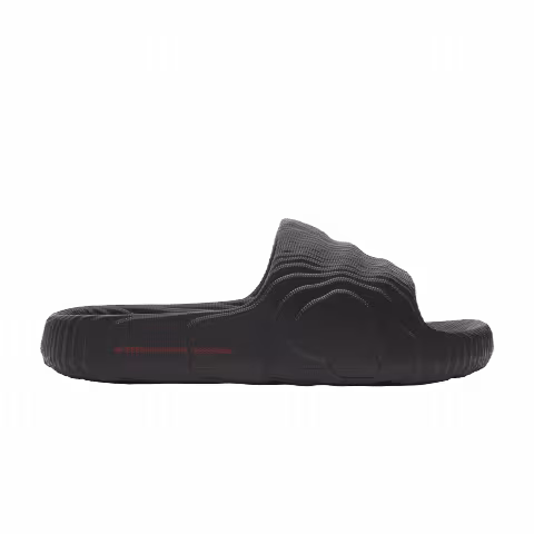 adidas Adilette 22 Slides 'Black Scarlet'