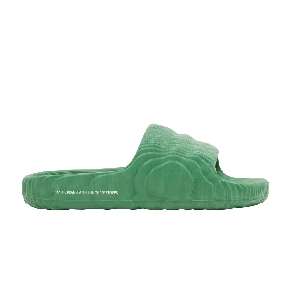 adidas Adilette 22 Slides Green White
